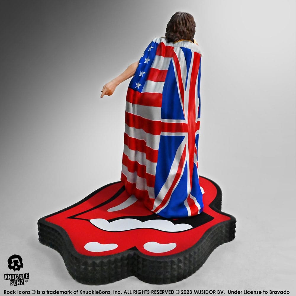 The Rolling Stones Rock Iconz Statue Mick Jagger (Tattoo You Tour 1981) 22 cm Image 2