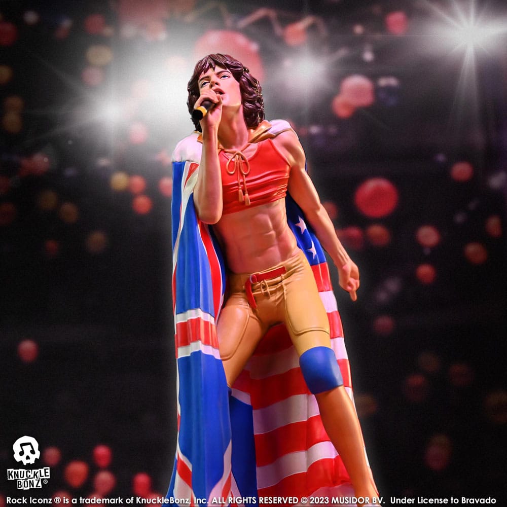 The Rolling Stones Rock Iconz Statue Mick Jagger (Tattoo You Tour 1981) 22 cm Image 3