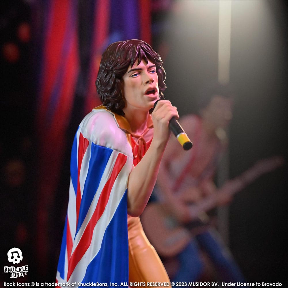 The Rolling Stones Rock Iconz Statue Mick Jagger (Tattoo You Tour 1981) 22 cm Image 4