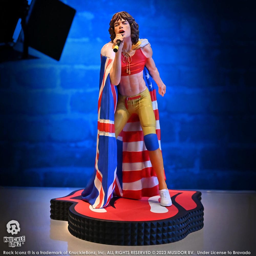 The Rolling Stones Rock Iconz Statue Mick Jagger (Tattoo You Tour 1981) 22 cm Image 7