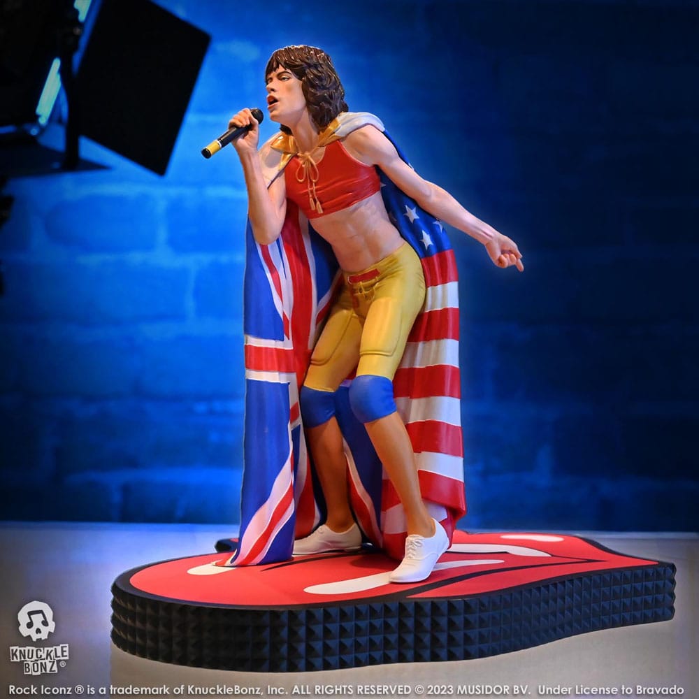 The Rolling Stones Rock Iconz Statue Mick Jagger (Tattoo You Tour 1981) 22 cm Image 8