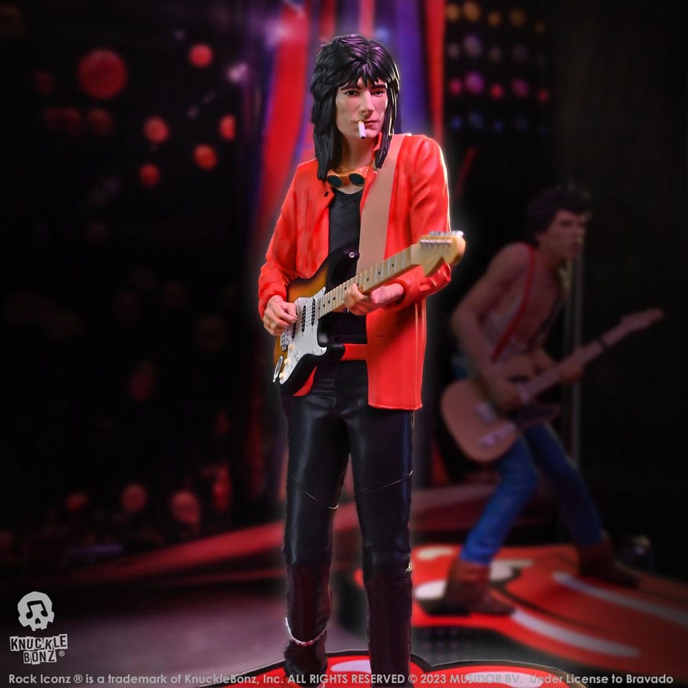The Rolling Stones Rock Iconz Statue Ronnie Wood (Tattoo You Tour 1981) 22 cm Image 4