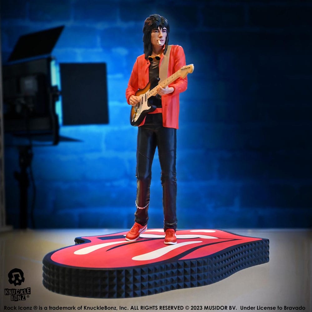 The Rolling Stones Rock Iconz Statue Ronnie Wood (Tattoo You Tour 1981) 22 cm Image 9