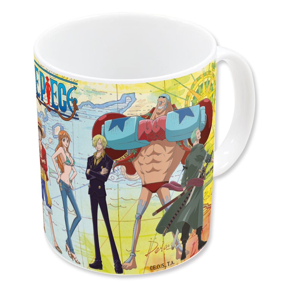 One Piece Tasse Map 320 ml Image 1