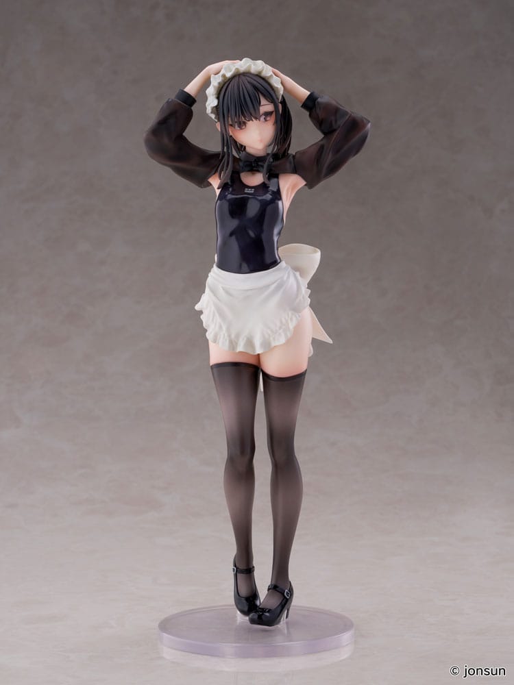 Original Character PVC Statue 1/6 Sakura Shiori Competition Swimsuit Maid 27 cm Image 1