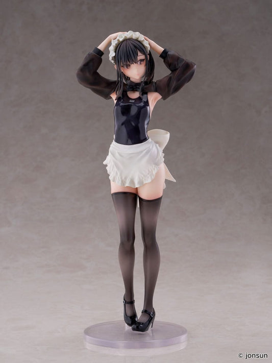 Original Character PVC Statue 1/6 Sakura Shiori Competition Swimsuit Maid 27 cm Image 1