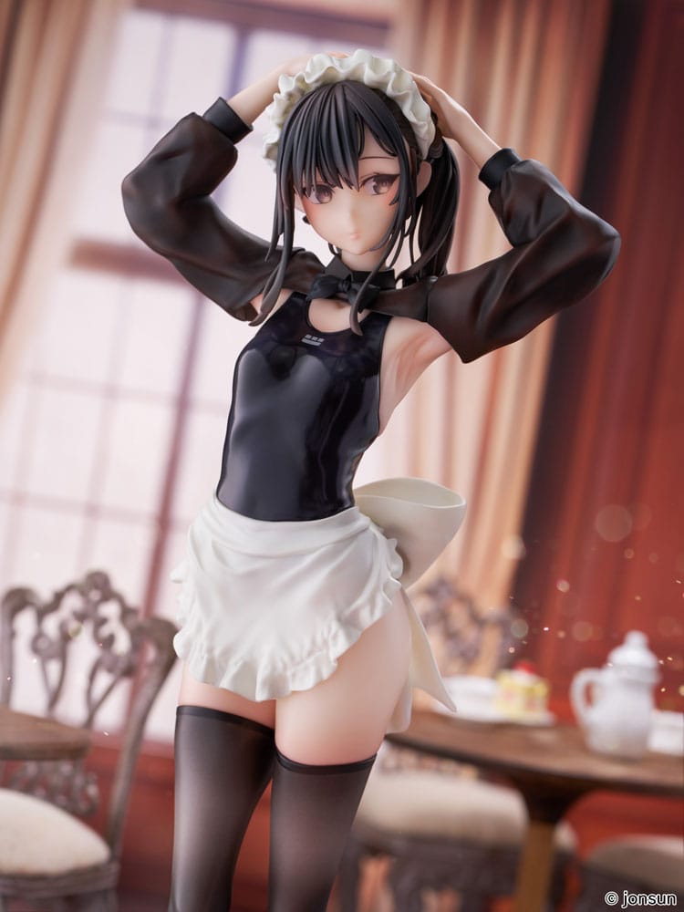 Original Character PVC Statue 1/6 Sakura Shiori Competition Swimsuit Maid 27 cm Image 5