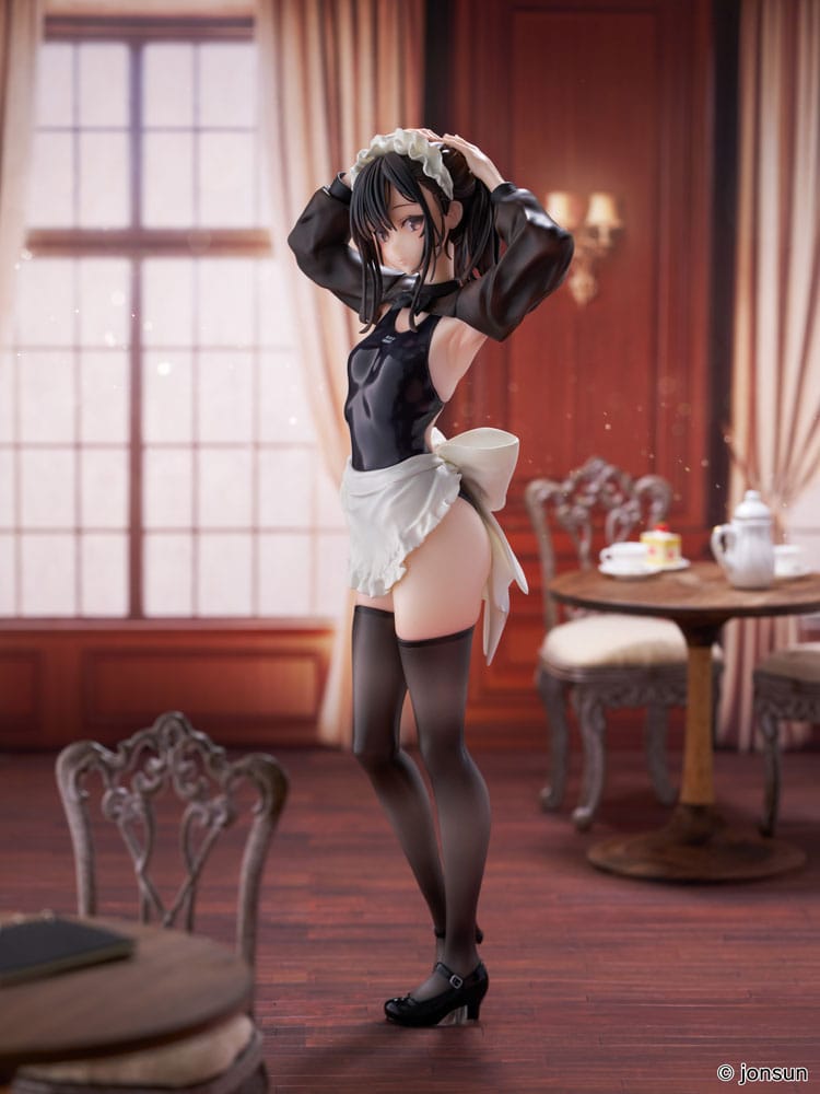 Original Character PVC Statue 1/6 Sakura Shiori Competition Swimsuit Maid 27 cm Image 11