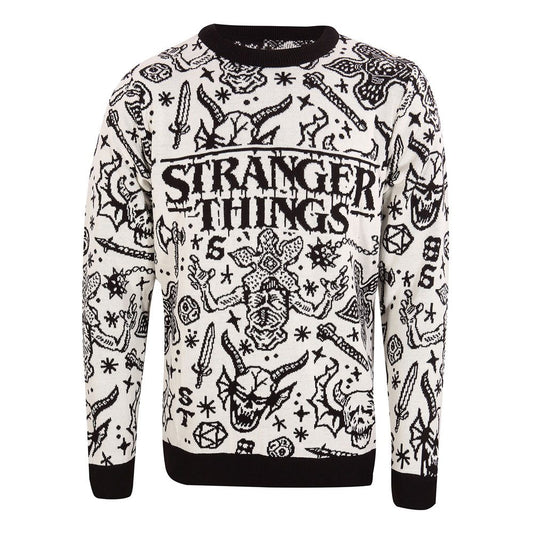Stranger Things Sweatshirt Christmas Jumper Collage Größe L Image 1