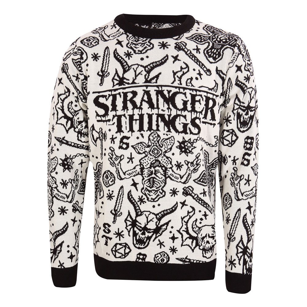 Stranger Things Sweatshirt Christmas Jumper Collage Größe M Image 1