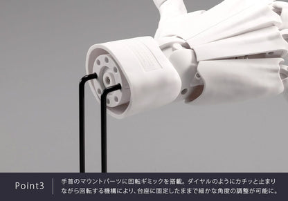Takahiro Kagami PVC Artist Support Item Hand 1/1 Model Men /L Gray 22 cm Image 13