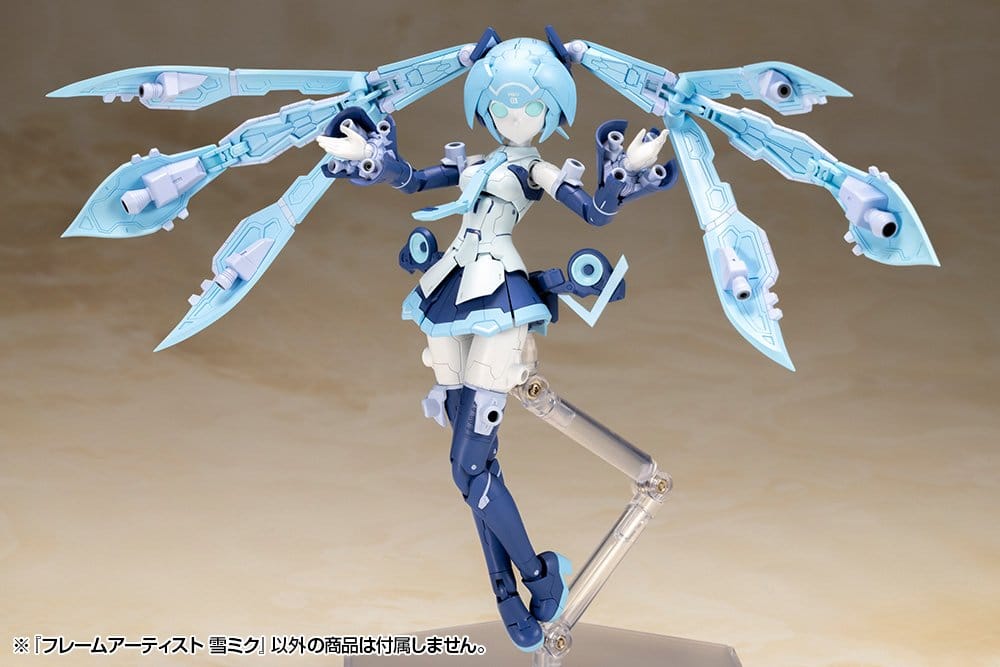 Frame Arms Plastic Model Kit 1/100 Frame Artist Snow Miku 16 cm Image 6