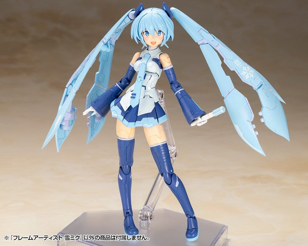 Frame Arms Plastic Model Kit 1/100 Frame Artist Snow Miku 16 cm Image 11