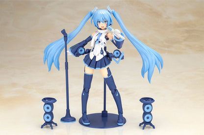 Frame Arms Girl x Hatsune Miku Plastic Model Kit Frame Music Girl Snow Miku Another Color Ver. 15 cm Image 5