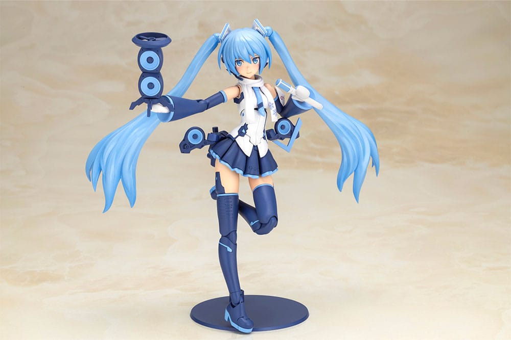Frame Arms Girl x Hatsune Miku Plastic Model Kit Frame Music Girl Snow Miku Another Color Ver. 15 cm Image 6