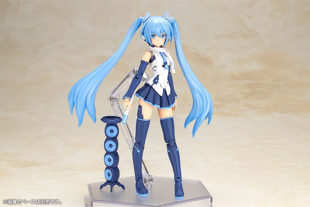 Frame Arms Girl x Hatsune Miku Plastic Model Kit Frame Music Girl Snow Miku Another Color Ver. 15 cm Image 7