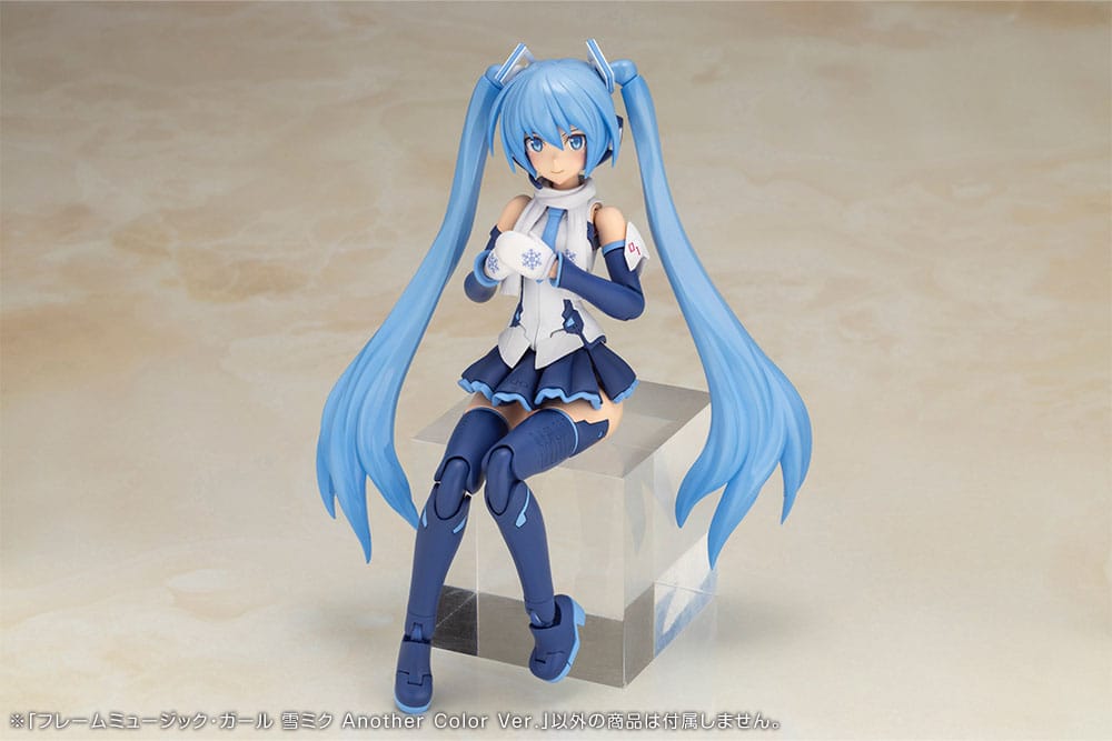Frame Arms Girl x Hatsune Miku Plastic Model Kit Frame Music Girl Snow Miku Another Color Ver. 15 cm Image 10