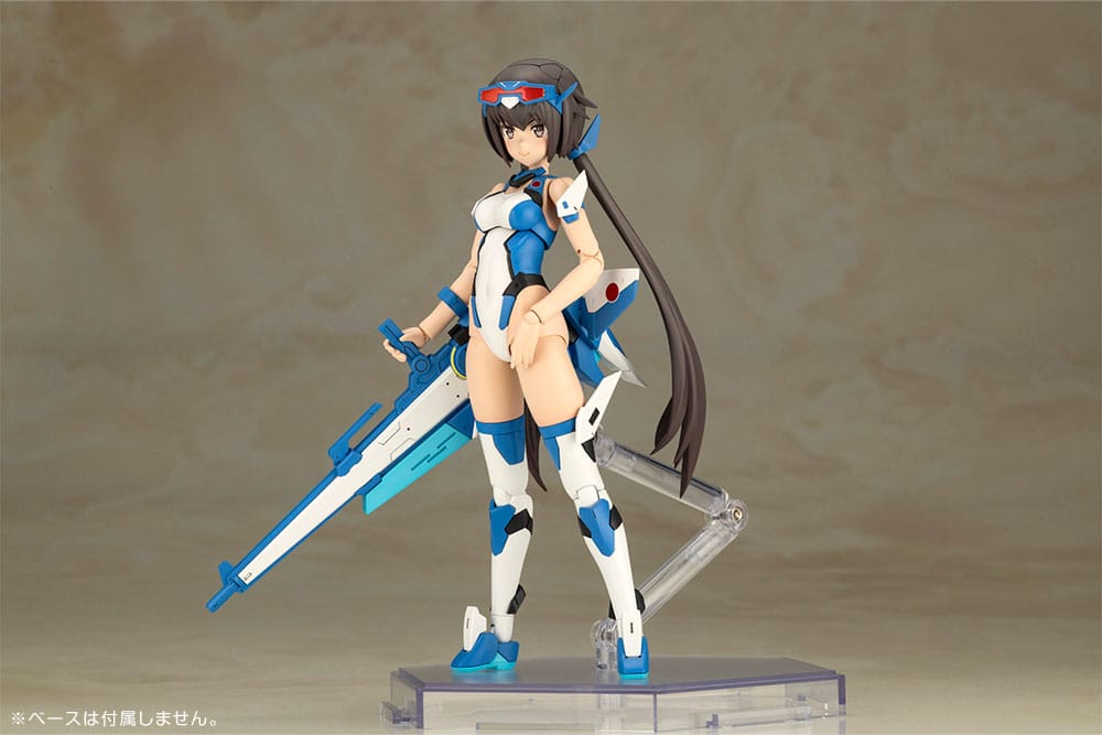 Frame Arms Girl Plastic Model Kit Stylet Swimsuit Blue Impulse Color Ver. 16 cm Image 2