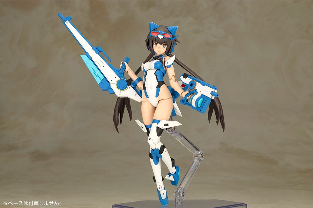 Frame Arms Girl Plastic Model Kit Stylet Swimsuit Blue Impulse Color Ver. 16 cm Image 6