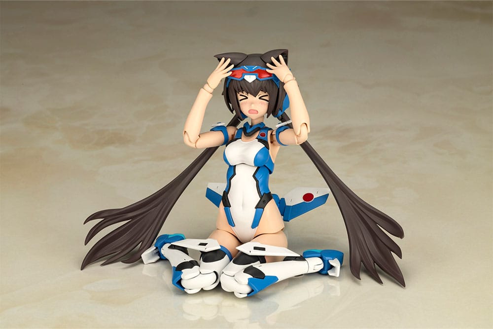 Frame Arms Girl Plastic Model Kit Stylet Swimsuit Blue Impulse Color Ver. 16 cm Image 8