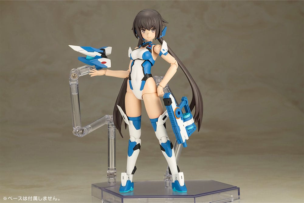 Frame Arms Girl Plastic Model Kit Stylet Swimsuit Blue Impulse Color Ver. 16 cm Image 10