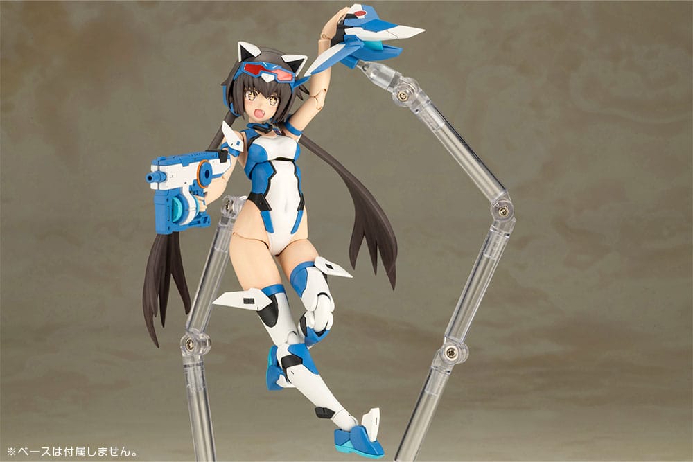 Frame Arms Girl Plastic Model Kit Stylet Swimsuit Blue Impulse Color Ver. 16 cm Image 12