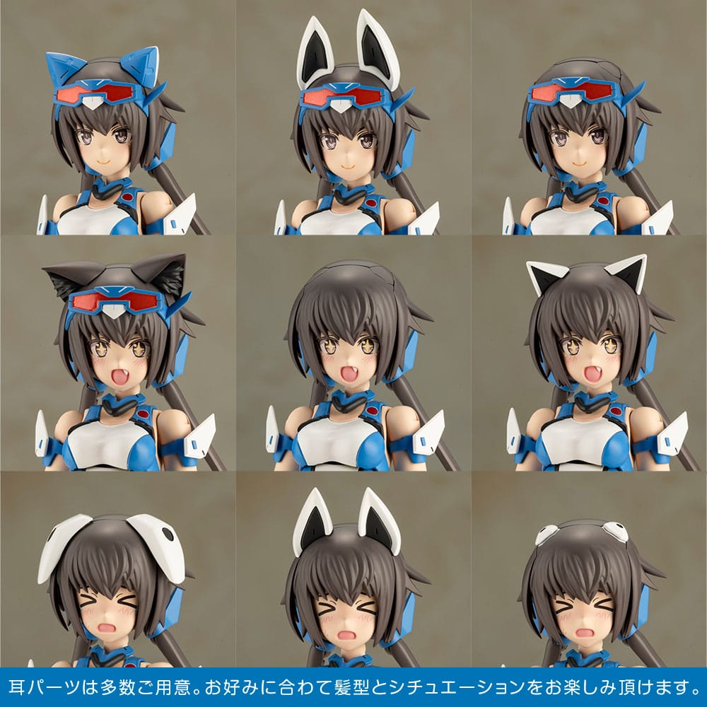 Frame Arms Girl Plastic Model Kit Stylet Swimsuit Blue Impulse Color Ver. 16 cm Image 14