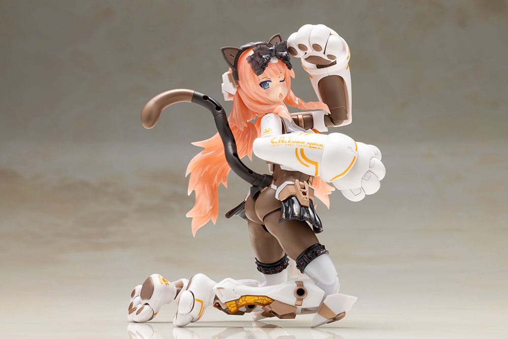 Frame Arms Girl Plastic Model Kit Durga I Cat Armor Ver. Calico 16 cm Image 6