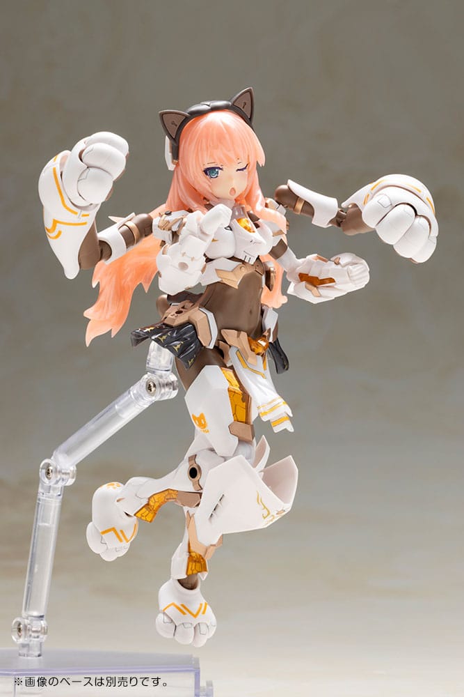 Frame Arms Girl Plastic Model Kit Durga I Cat Armor Ver. Calico 16 cm Image 10