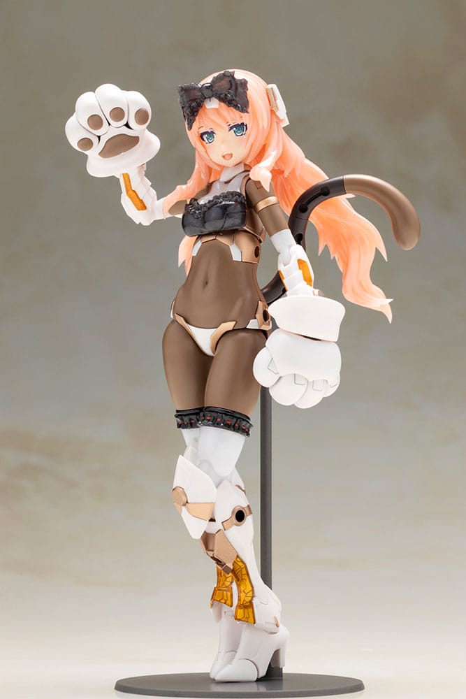 Frame Arms Girl Plastic Model Kit Durga I Cat Armor Ver. Calico 16 cm Image 14