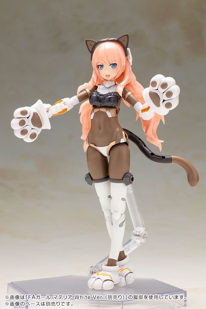Frame Arms Girl Plastic Model Kit Durga I Cat Armor Ver. Calico 16 cm Image 17
