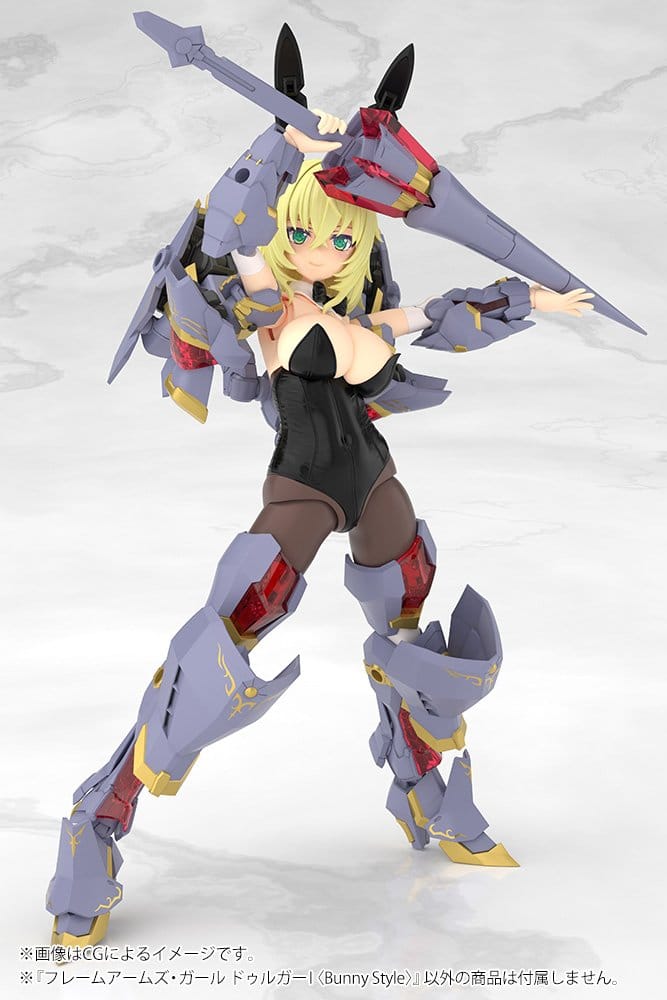 Frame Arms Girl Plastic Model Kit Durga Bunny Style 18 cm Image 16
