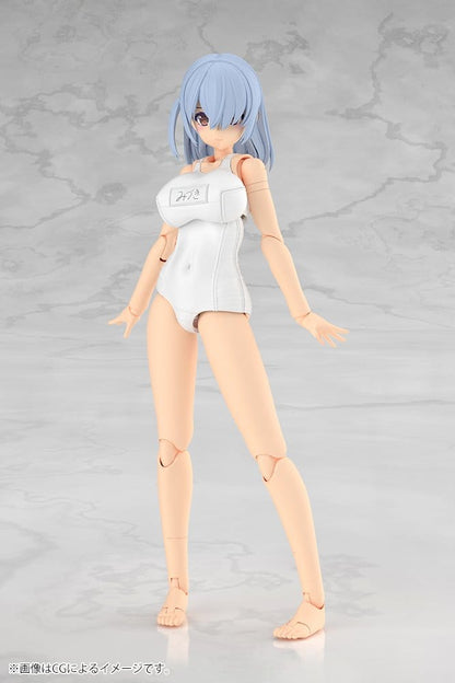 Frame Arms Girl Plastic Model Kit Mizuki School Swimsuits White Ver. 16 cm Image 2