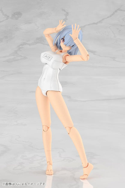 Frame Arms Girl Plastic Model Kit Mizuki School Swimsuits White Ver. 16 cm Image 4