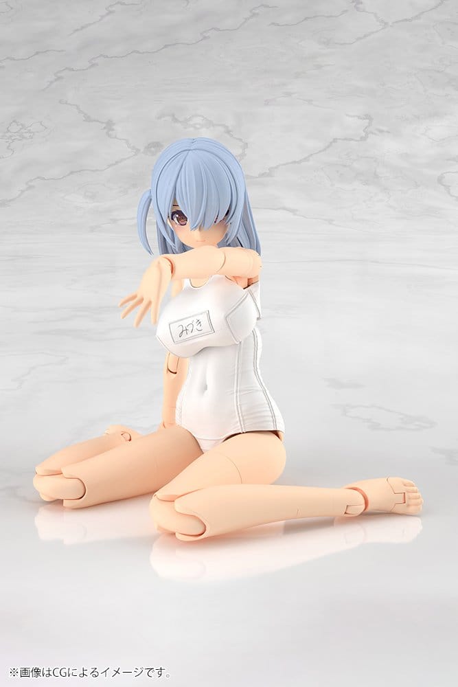 Frame Arms Girl Plastic Model Kit Mizuki School Swimsuits White Ver. 16 cm Image 6