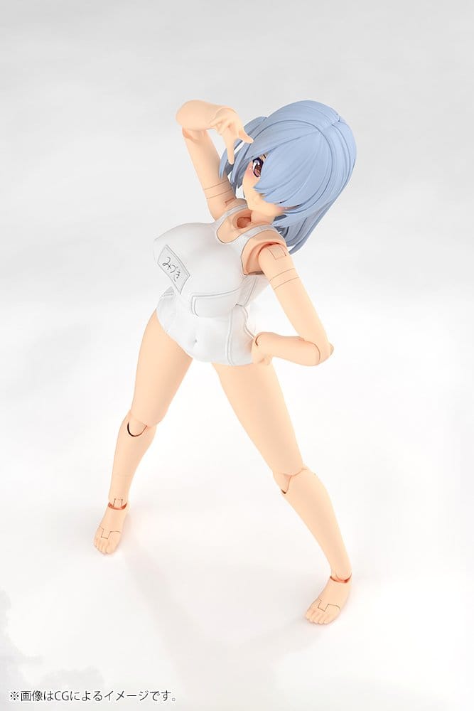 Frame Arms Girl Plastic Model Kit Mizuki School Swimsuits White Ver. 16 cm Image 7