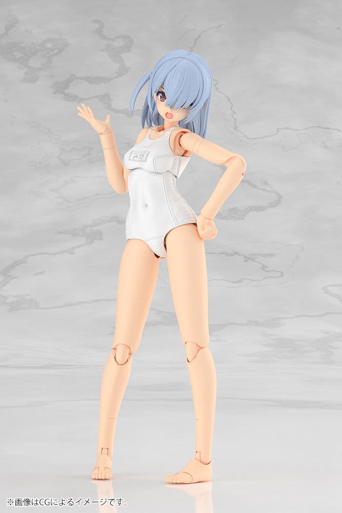 Frame Arms Girl Plastic Model Kit Mizuki School Swimsuits White Ver. 16 cm Image 8