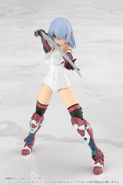 Frame Arms Girl Plastic Model Kit Mizuki School Swimsuits White Ver. 16 cm Image 10
