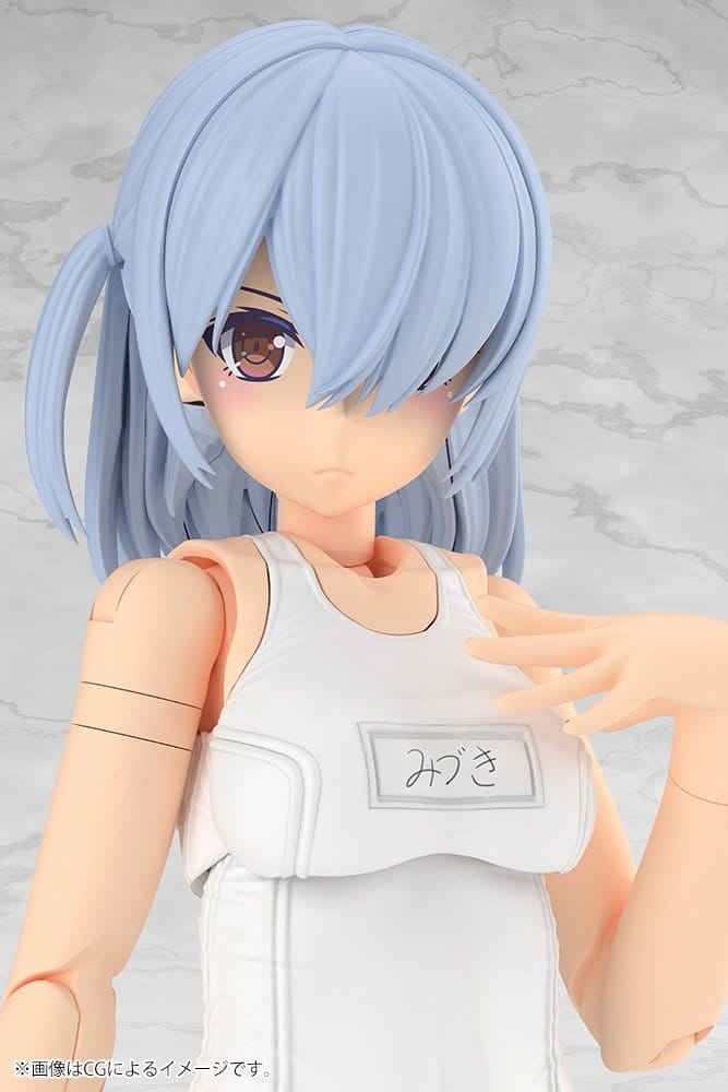 Frame Arms Girl Plastic Model Kit Mizuki School Swimsuits White Ver. 16 cm Image 12