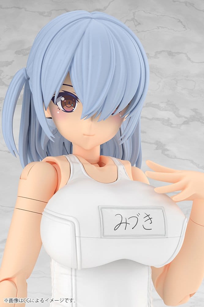 Frame Arms Girl Plastic Model Kit Mizuki School Swimsuits White Ver. 16 cm Image 13