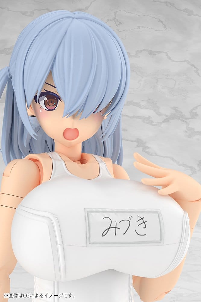 Frame Arms Girl Plastic Model Kit Mizuki School Swimsuits White Ver. 16 cm Image 14