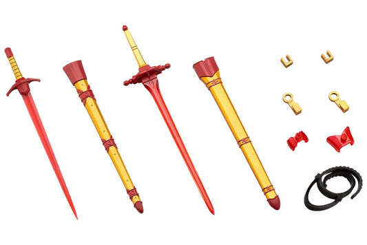 Kotobukiya M.S.G. Model Kit Zubehör-Set Virtuous Style 09 Sword Set A Flamerite Ver. Image 1
