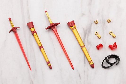 Kotobukiya M.S.G. Model Kit Zubehör-Set Virtuous Style 09 Sword Set A Flamerite Ver. Image 2