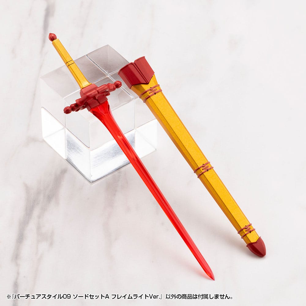 Kotobukiya M.S.G. Model Kit Zubehör-Set Virtuous Style 09 Sword Set A Flamerite Ver. Image 4
