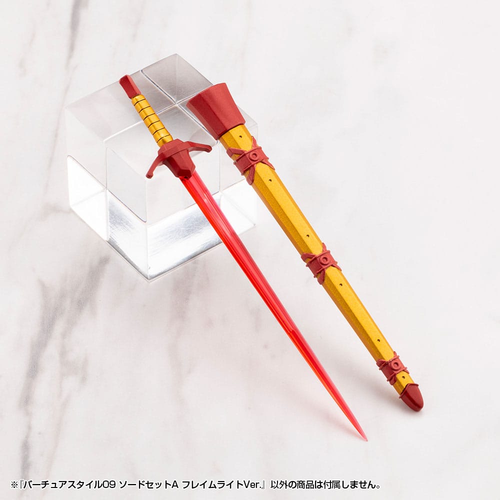 Kotobukiya M.S.G. Model Kit Zubehör-Set Virtuous Style 09 Sword Set A Flamerite Ver. Image 6