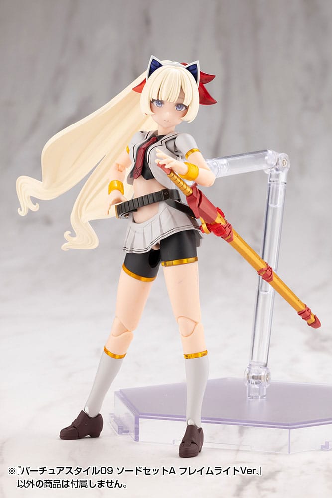 Kotobukiya M.S.G. Model Kit Zubehör-Set Virtuous Style 09 Sword Set A Flamerite Ver. Image 17