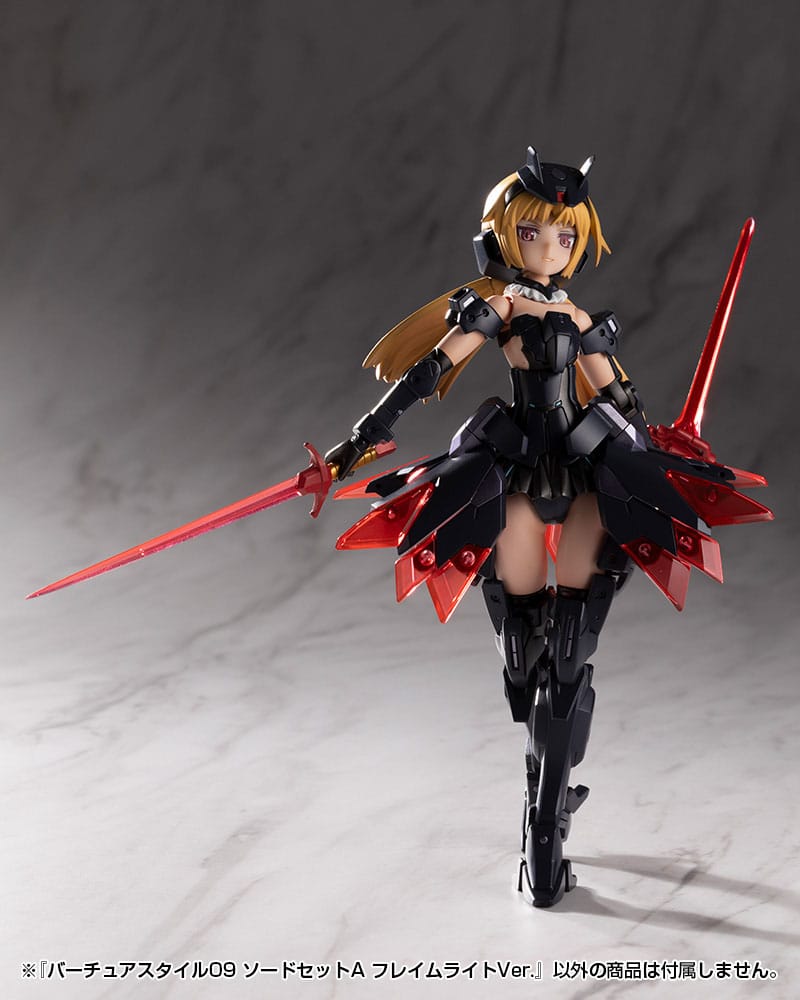 Kotobukiya M.S.G. Model Kit Zubehör-Set Virtuous Style 09 Sword Set A Flamerite Ver. Image 21