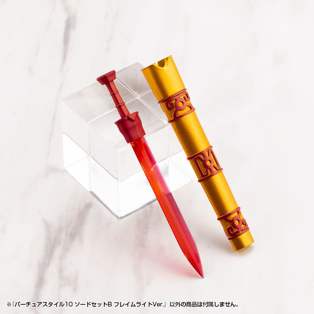 Kotobukiya M.S.G. Model Kit Zubehör-Set Virtuous Style 10 Sword Set B Flamerite Ver. Image 6