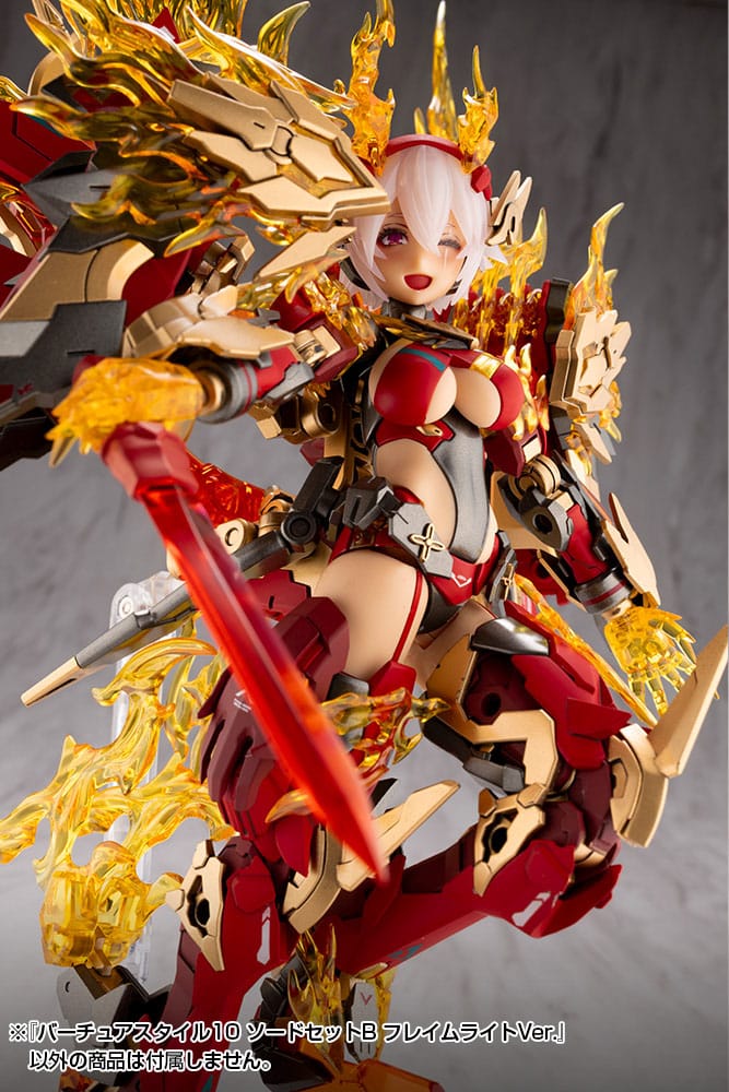 Kotobukiya M.S.G. Model Kit Zubehör-Set Virtuous Style 10 Sword Set B Flamerite Ver. Image 15