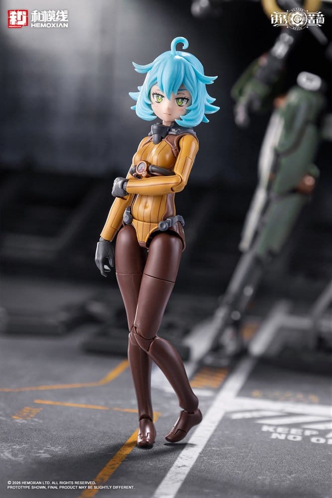 Rusted Brier Plastic Model Kit 1/12 Rhande Koskinen & RTP-10A cutting edge V-HS Tactical Fighter 20 cm Image 4